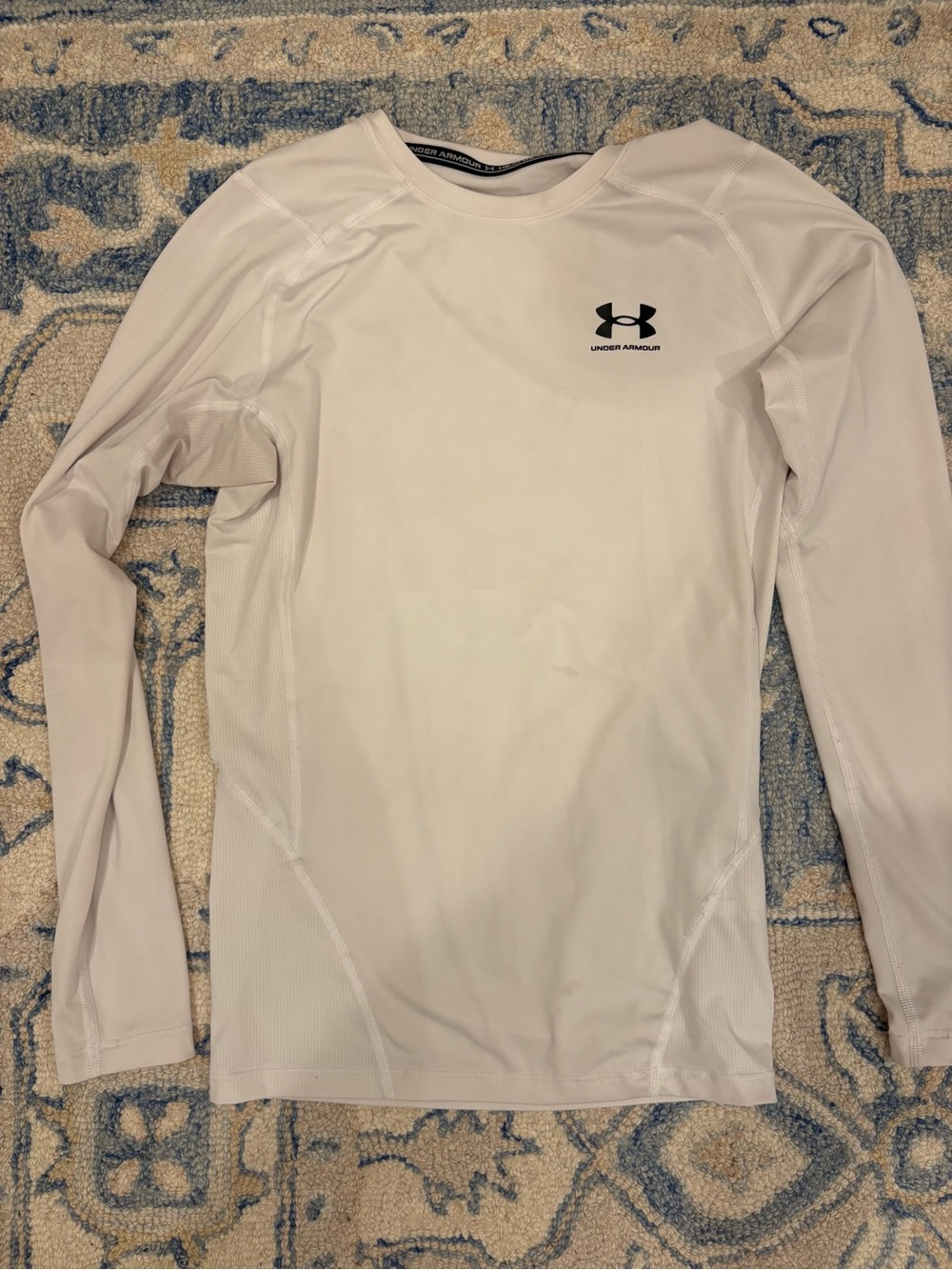 Under Armour White Long-Sleeve Performance Top - Women's